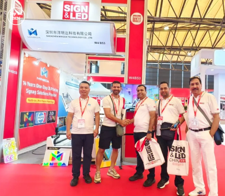 MINGDA: teljes 3D nyomtatási workflow a SIGN CHINA 2026-on